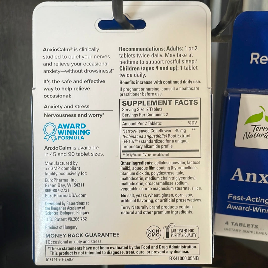 Anxiocalm 4pk Sample