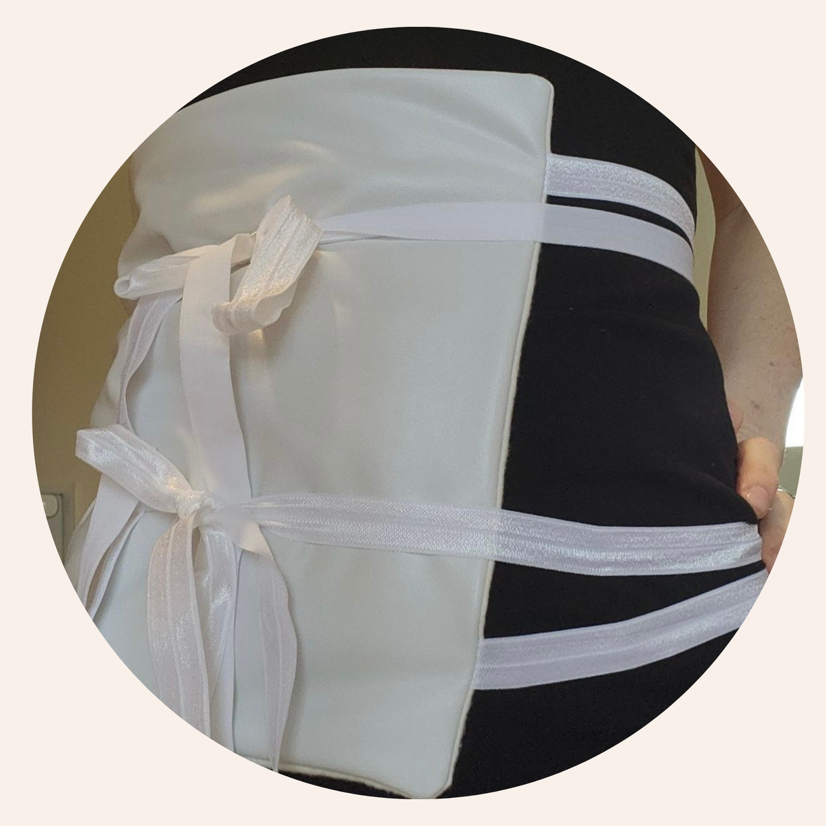 Castor Oil Wrap - LARGE for Liver/Pelvic/Stomach - Handmade