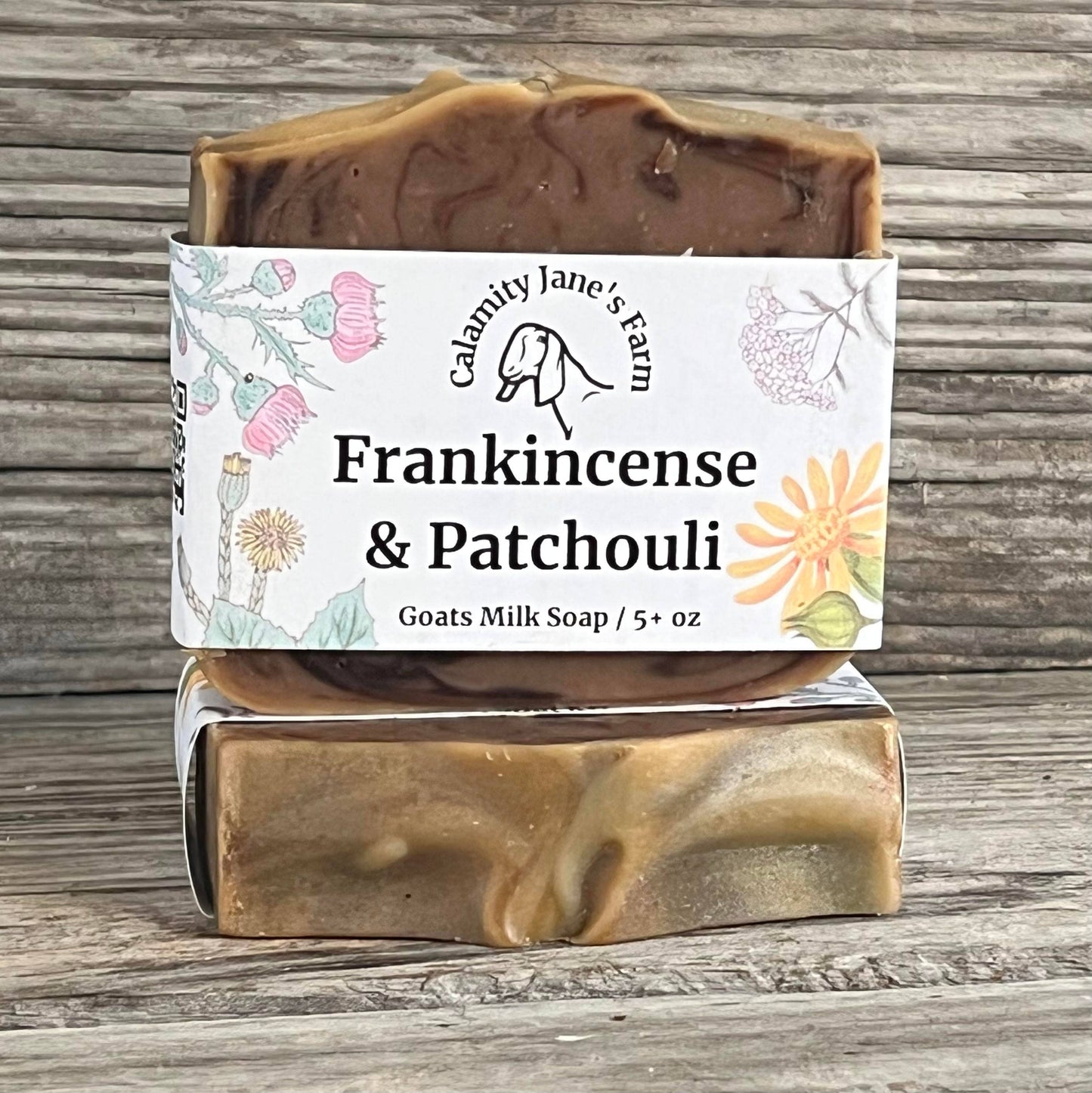 Frankincense + Patchouli Goat Milk + Tallow Soap