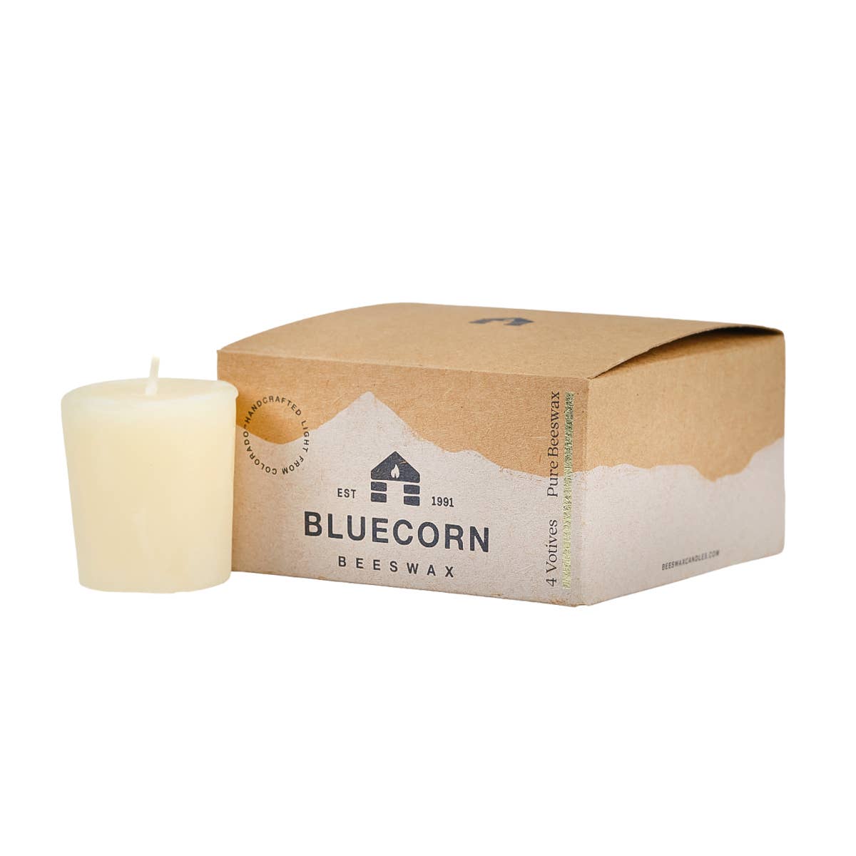 Pure Beeswax Votive Candles - Sustainable & Handcrafted