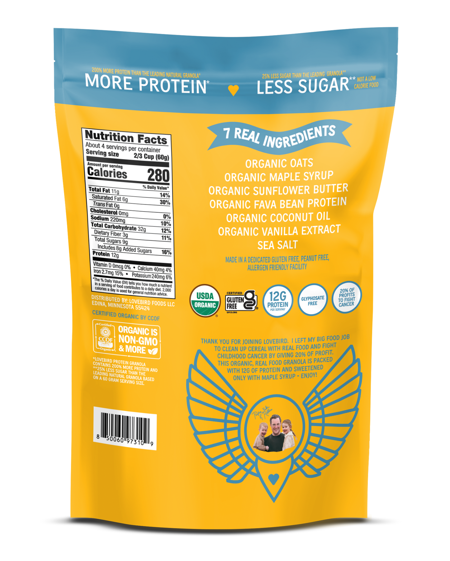 Lovebird Organic Protein Granola Variety Pack