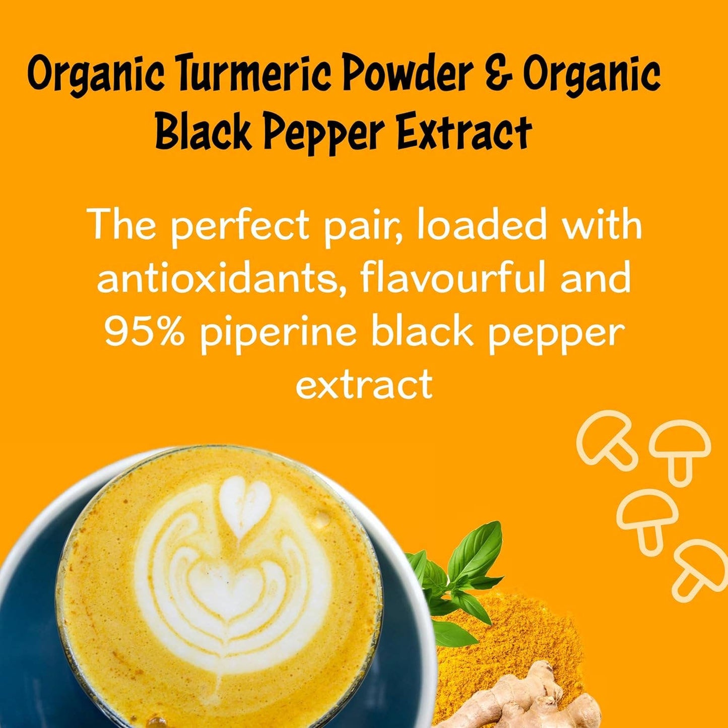 PureShrooms Turmeric Latte w/ Lion's Mane & Turkey Tail