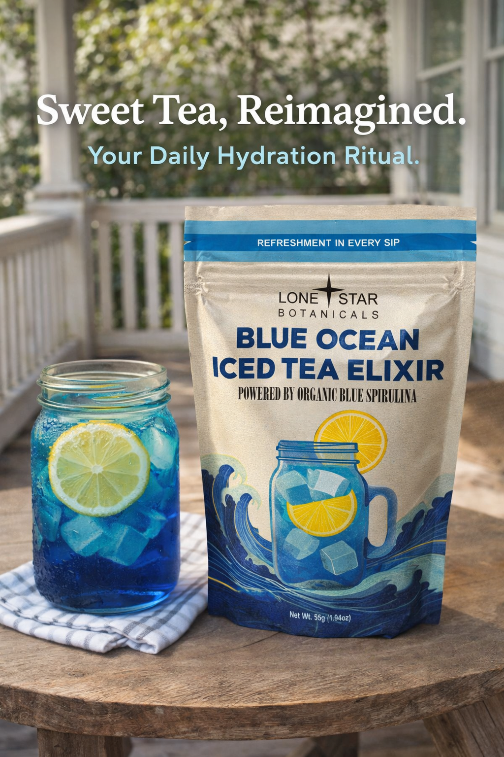 Blue Ocean Iced Tea Elixir