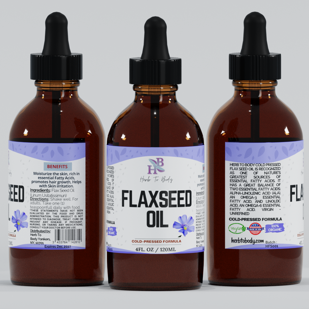 Flaxseed Oil - Cold Pressed Formula | 4fl oz