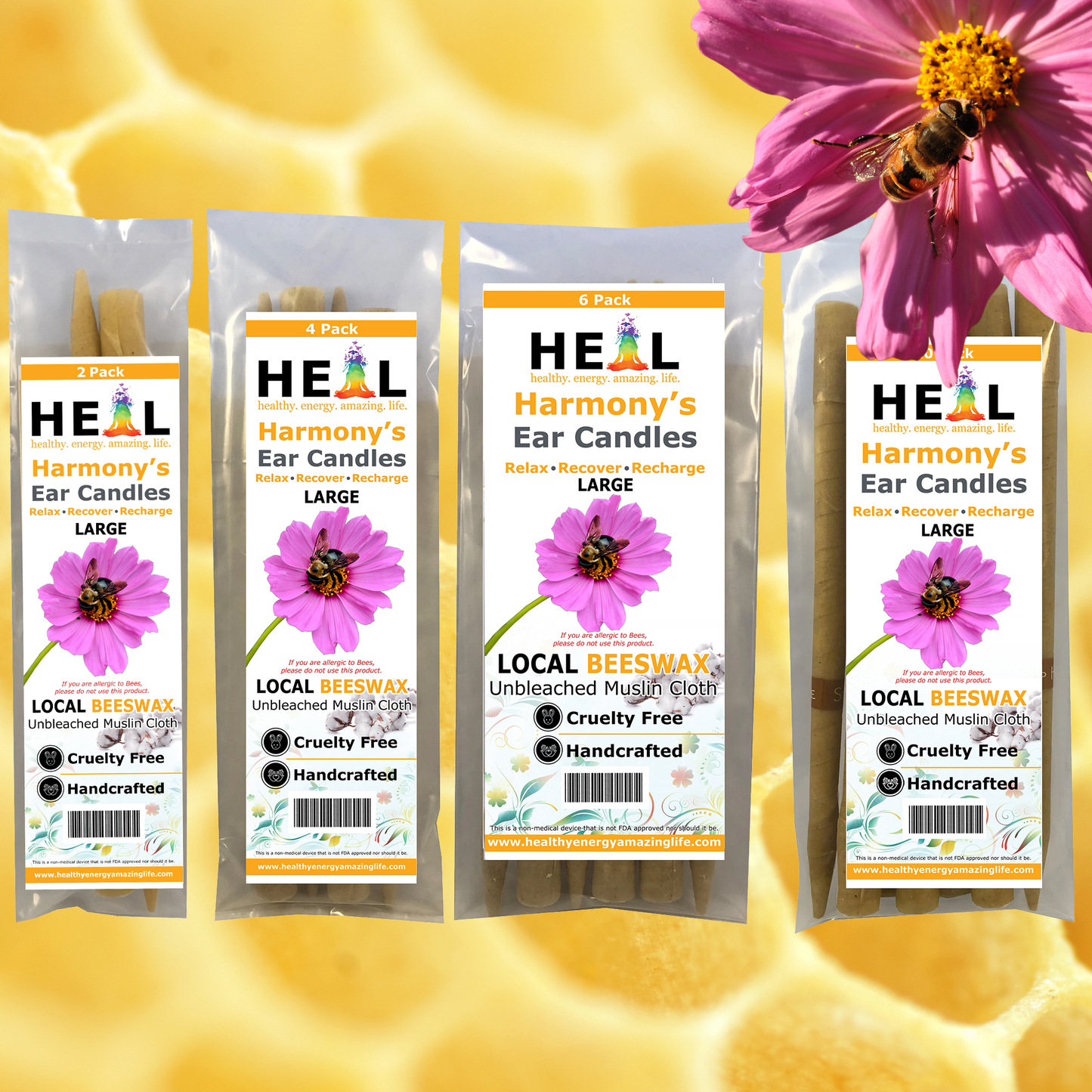 Beeswax Ear Candles (4pk)