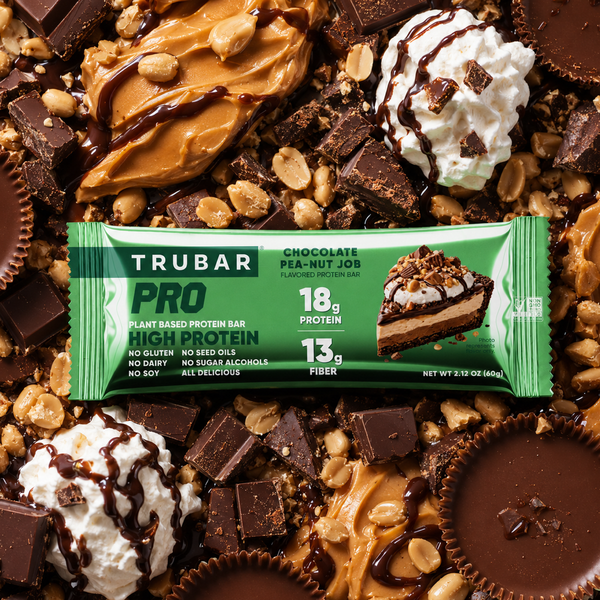 TRUBAR PRO Chocolate Pea-nut Job (12 bars per box)