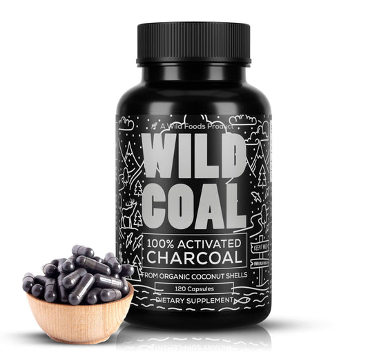 Activated Charcoal Capsules, 100ct Case of 12