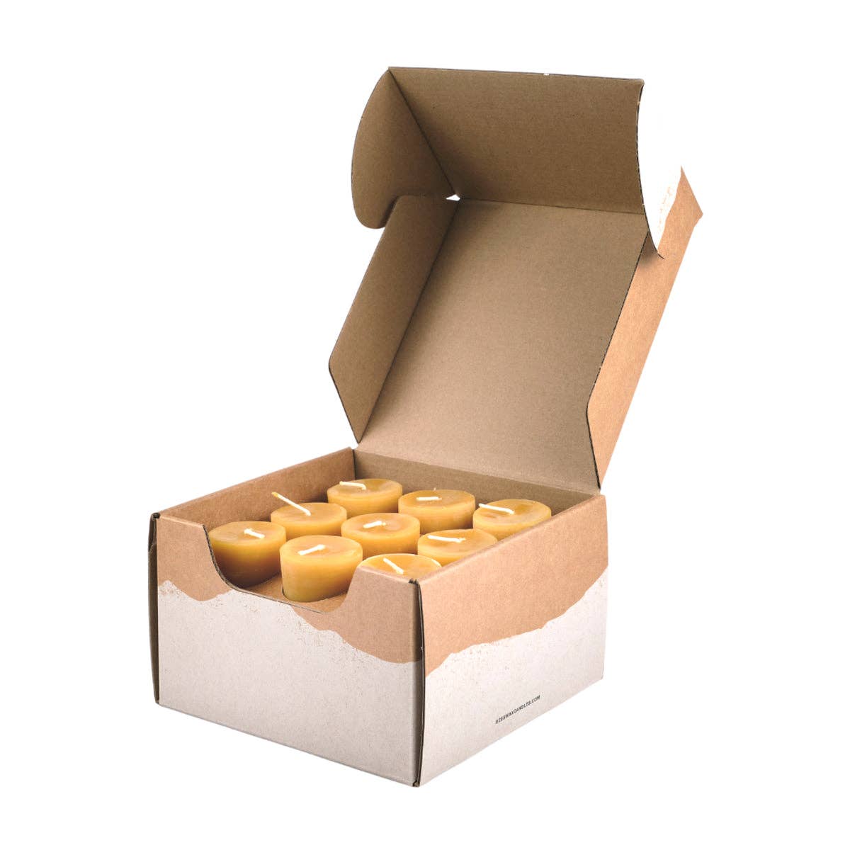 Pure Beeswax Votive Candles - Sustainable & Handcrafted