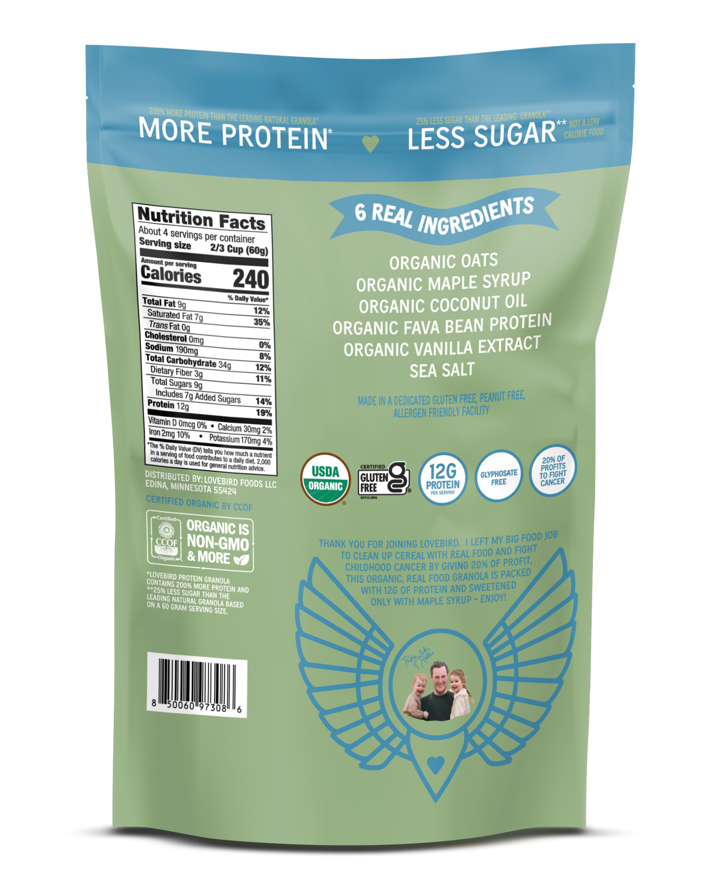 Lovebird Organic Protein Granola Variety Pack