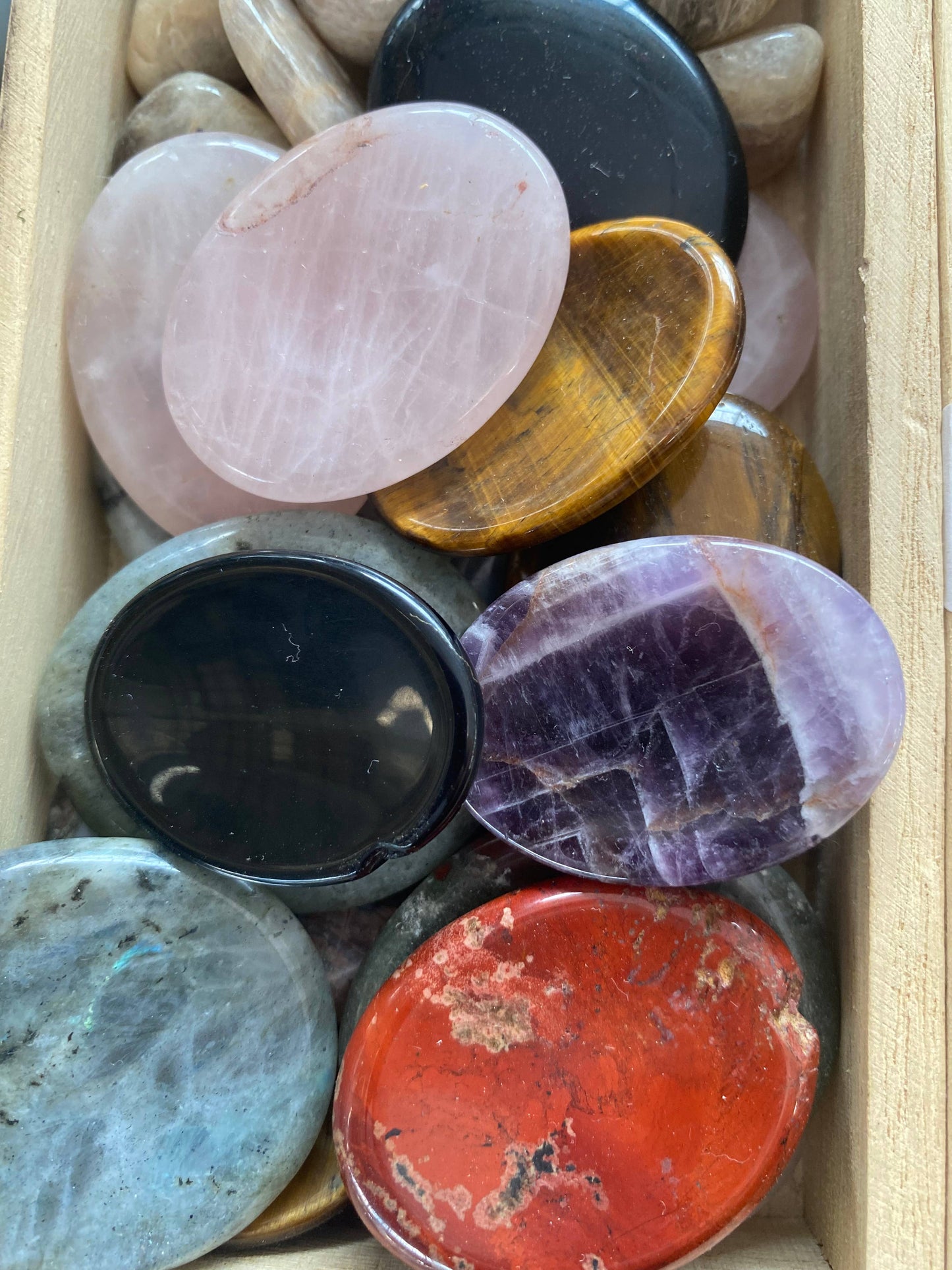 Bulk Crystal Worry Stones