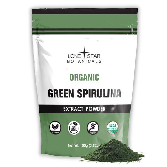 Organic Green Spirulina Extract Powder -- 3.52 oz