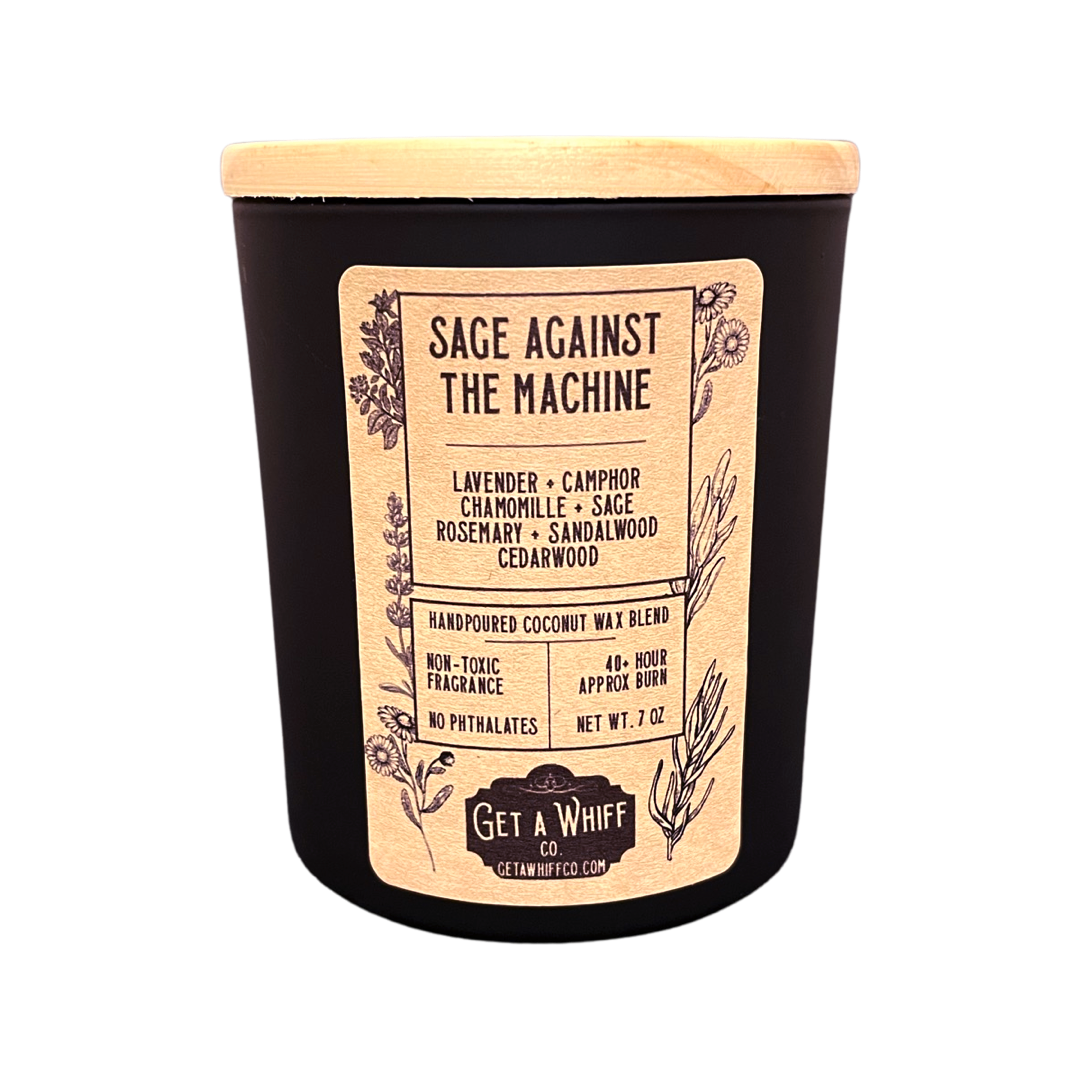 Sage & Lavender Soy/Coconut Candle | Non Toxic Candle