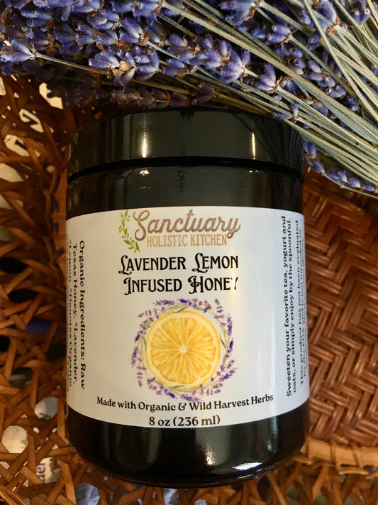 Lavender Lemon Infused Honey