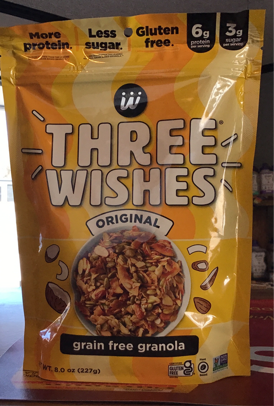 Three Wishes Grain Free Granola - Original
