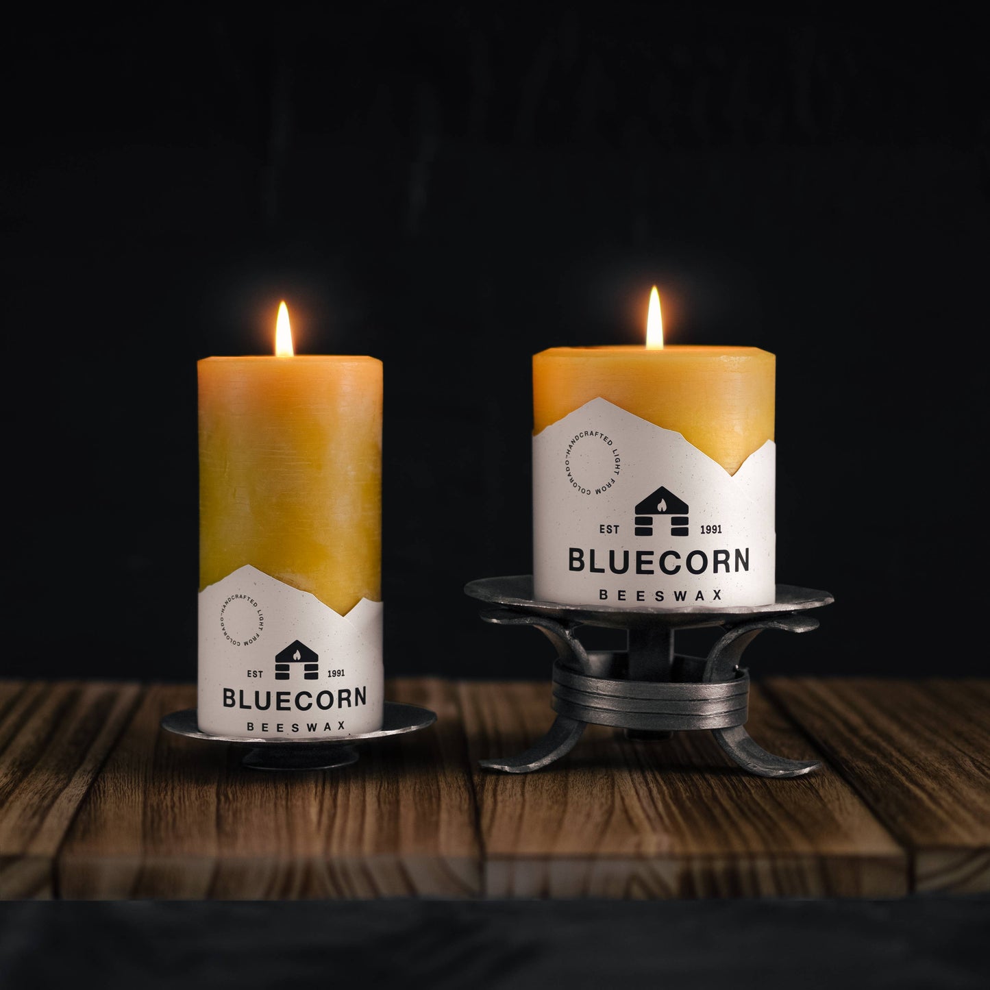 Pure Beeswax Pillar Candles – Handmade in USA