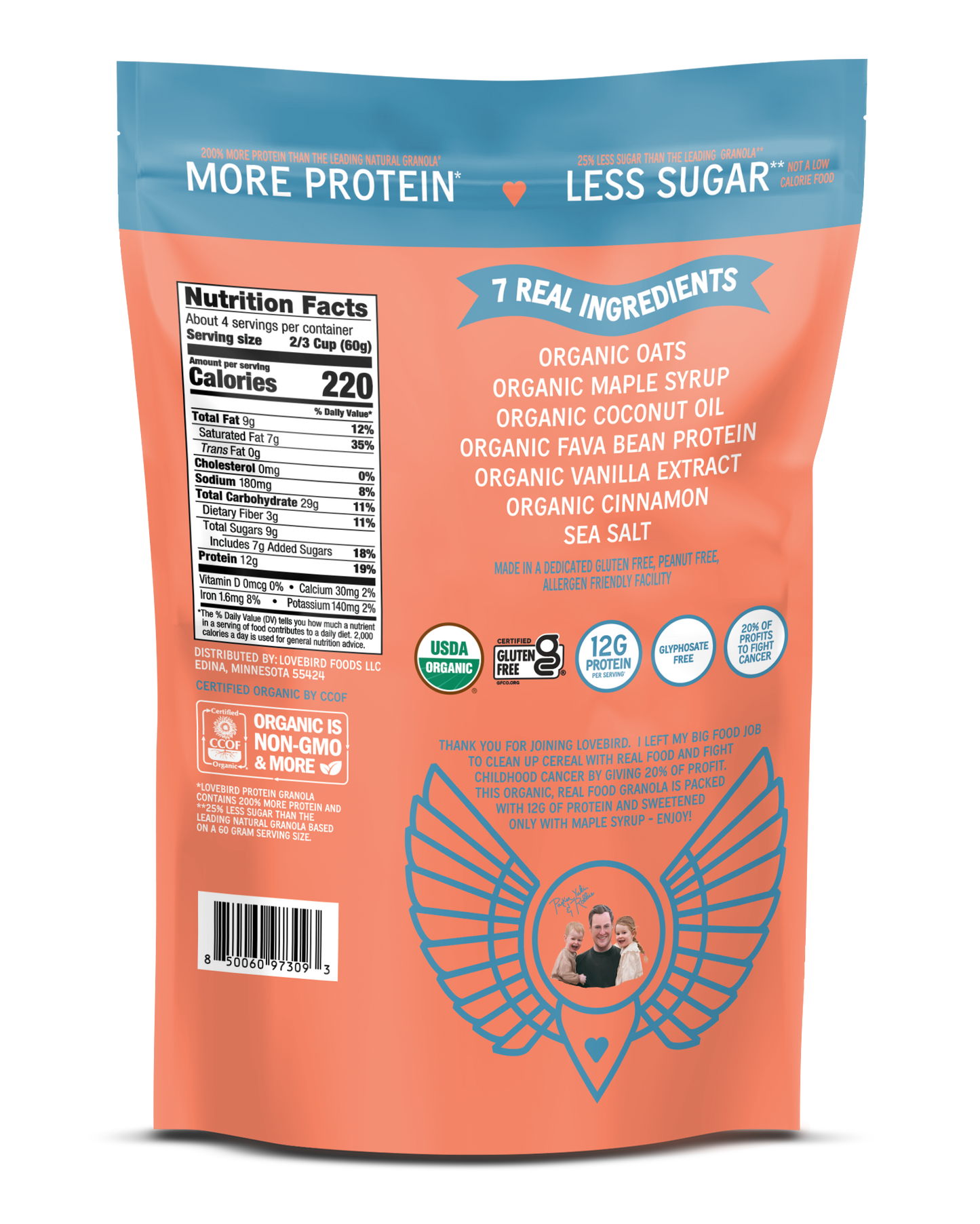 Lovebird Organic Protein Granola Variety Pack