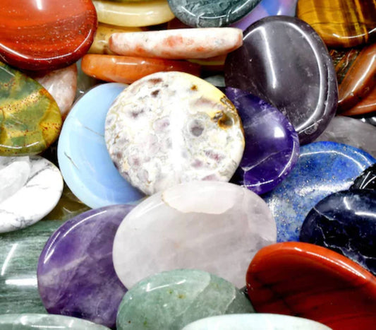Bulk Crystal Worry Stones