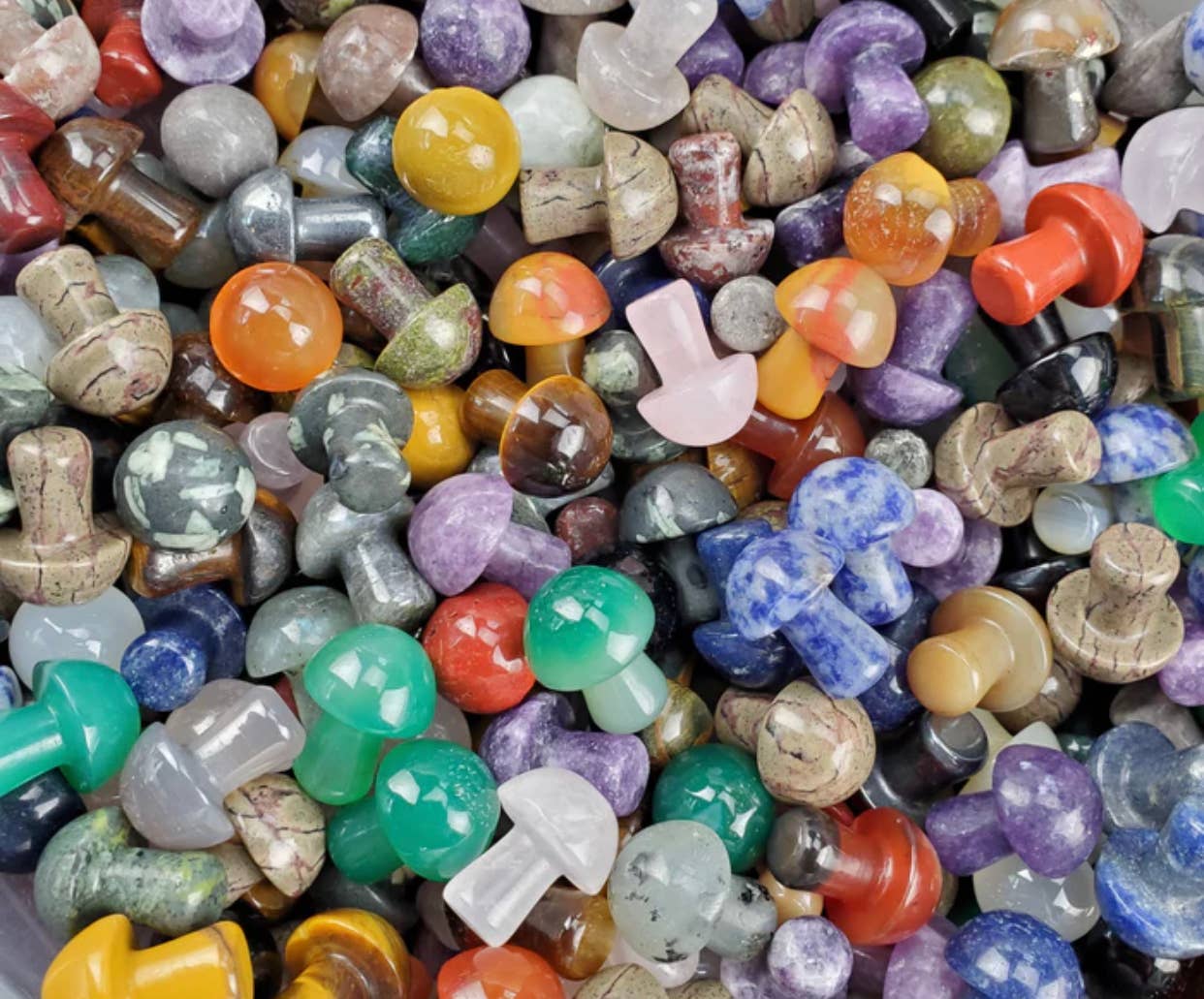 Mystery Mini Crystal Mushrooms Bulk lot Crystal Mushrooms