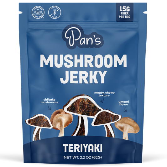 Pan's Mushroom Jerky - 2.2oz Teriyaki