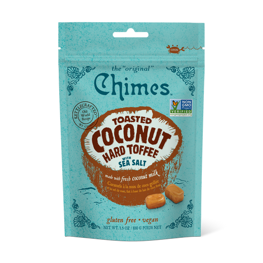 Chimes Toasted Coconut Hard Toffee Candy - 3.5 oz Bag