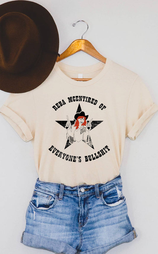 Reba Mcintired of everyones Bullshit tee