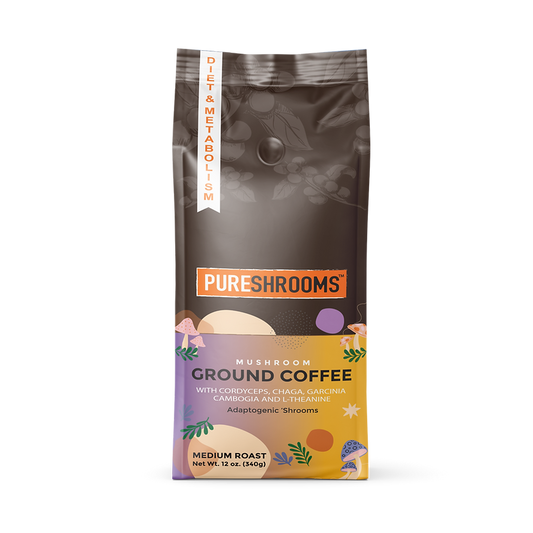 PureShrooms Energize Mushroom Ground Coffee 340g