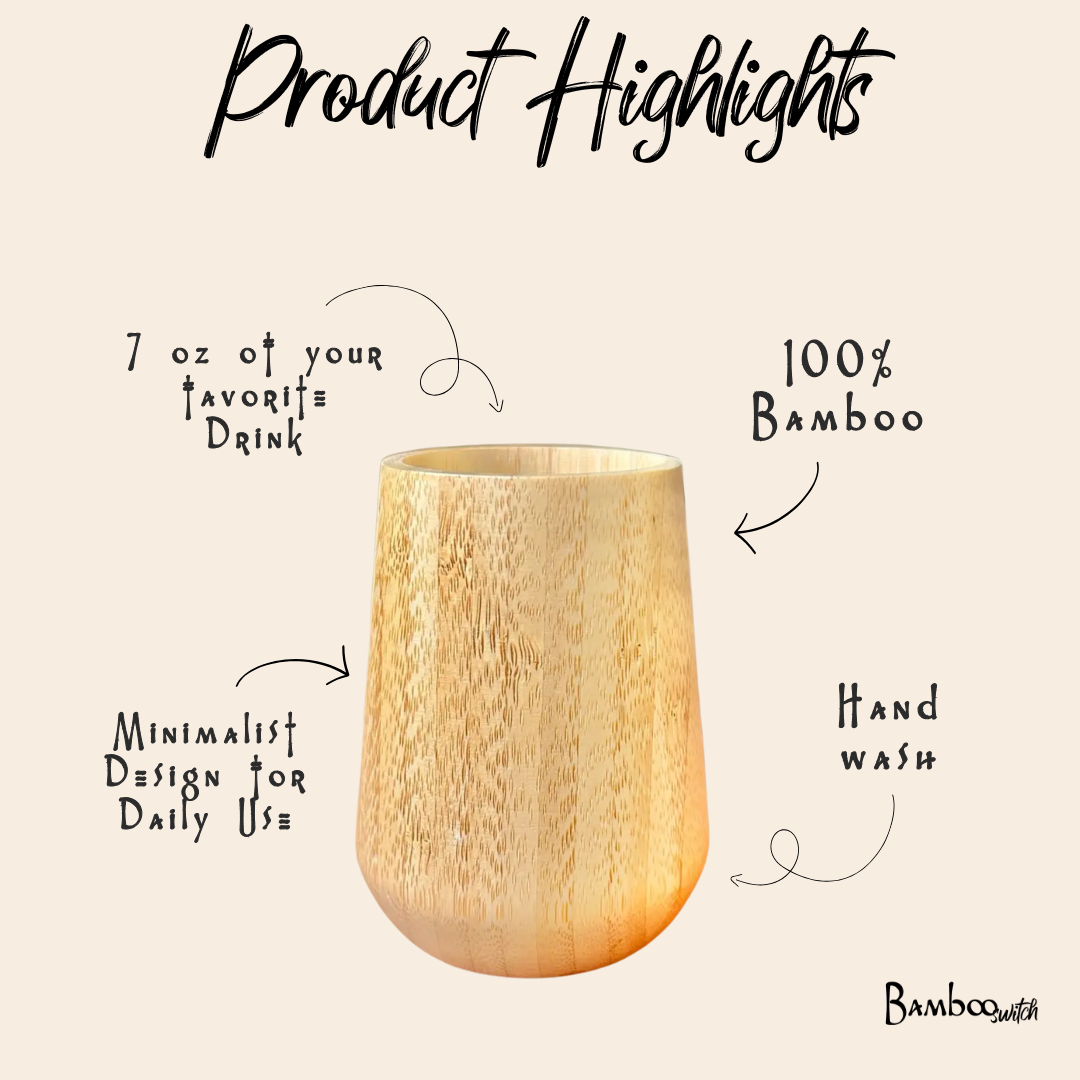 Bamboo Natural Cup | Christmas Gift Bestseller