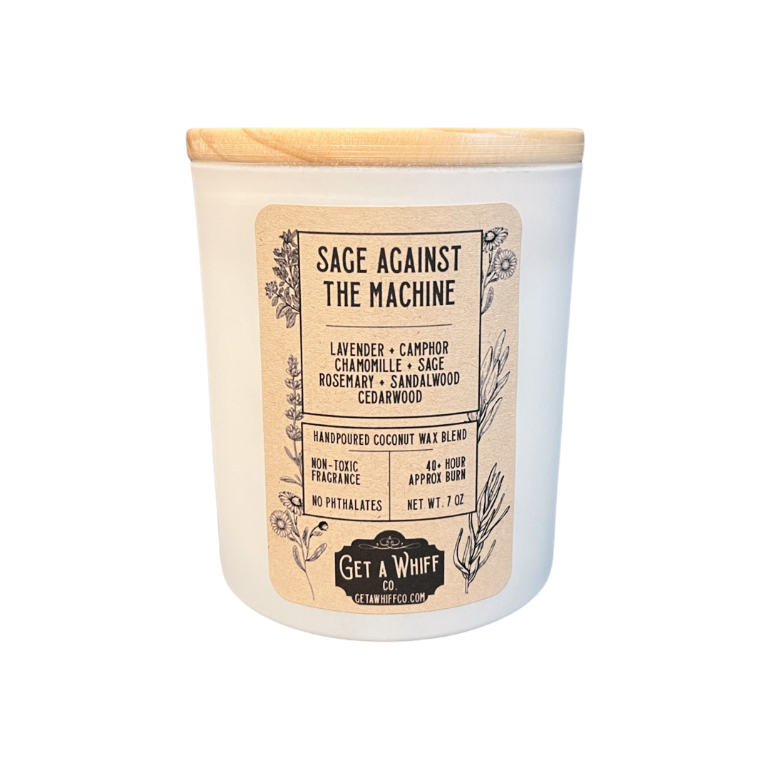 Sage & Lavender Soy/Coconut Candle | Non Toxic Candle