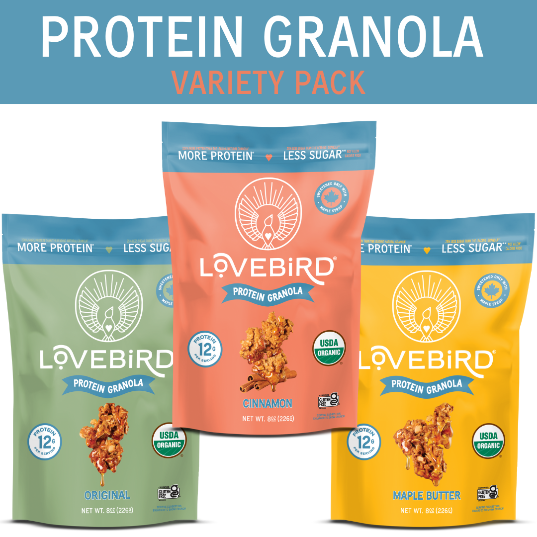 Lovebird Organic Protein Granola Variety Pack