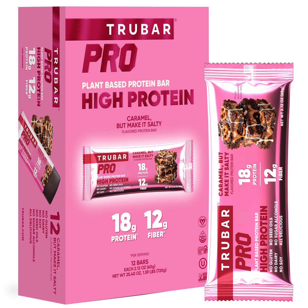 TRUBAR PRO Caramel But Make It Salty (12 bars per box)