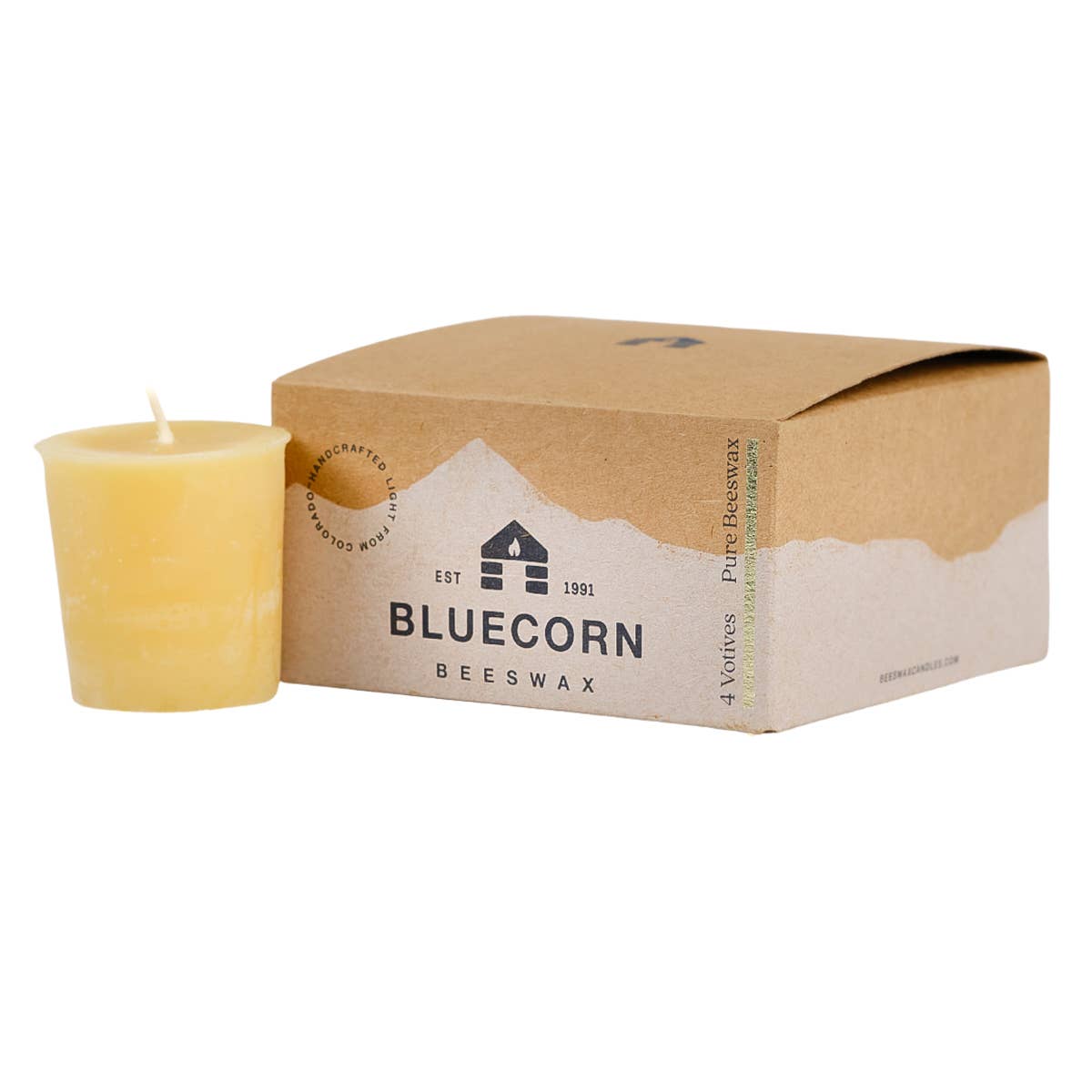 Pure Beeswax Votive Candles - Sustainable & Handcrafted