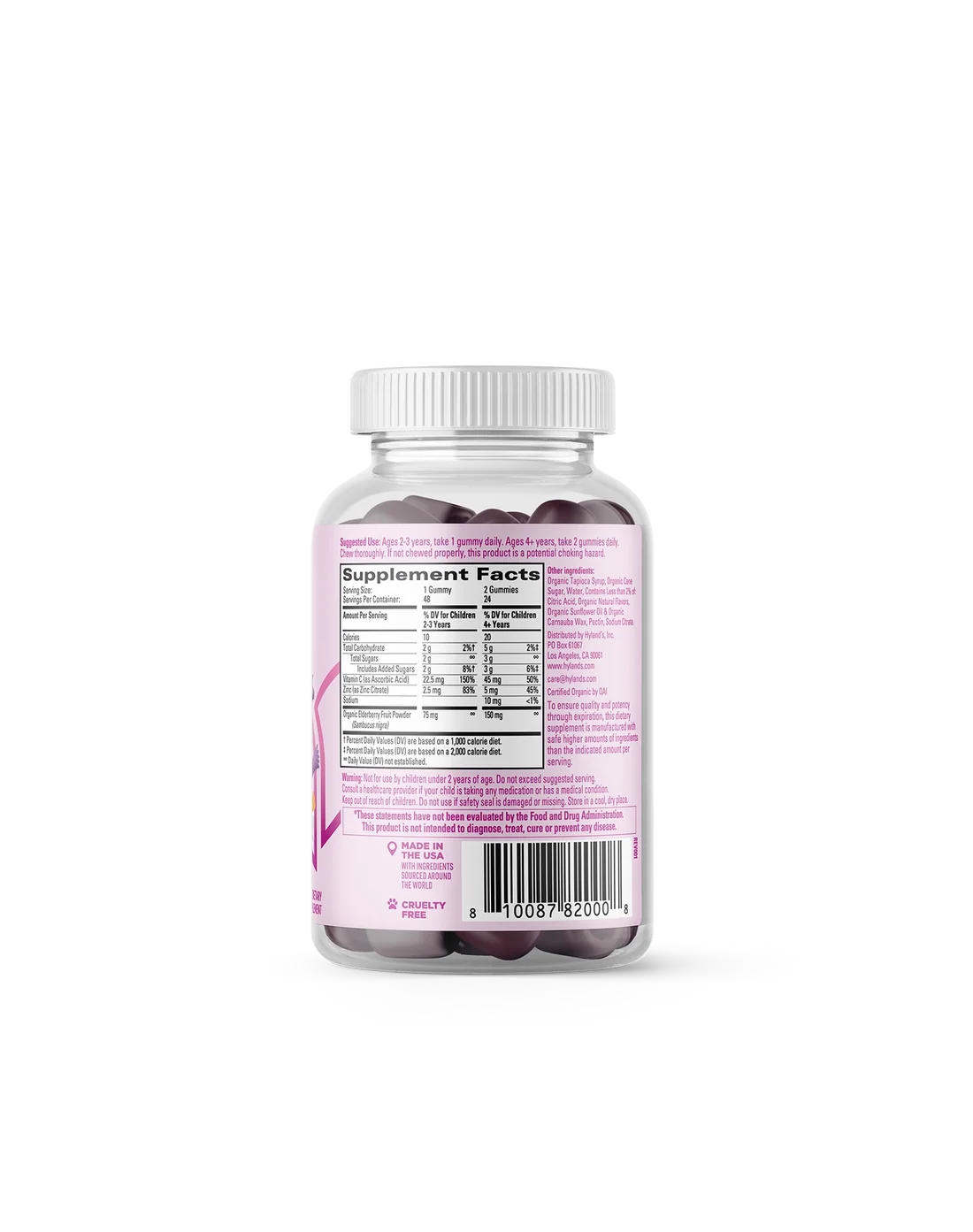 Organic Elderberry Plus Gummies KIDS