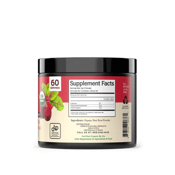 Organic Beet Root Powder - 60 Servings