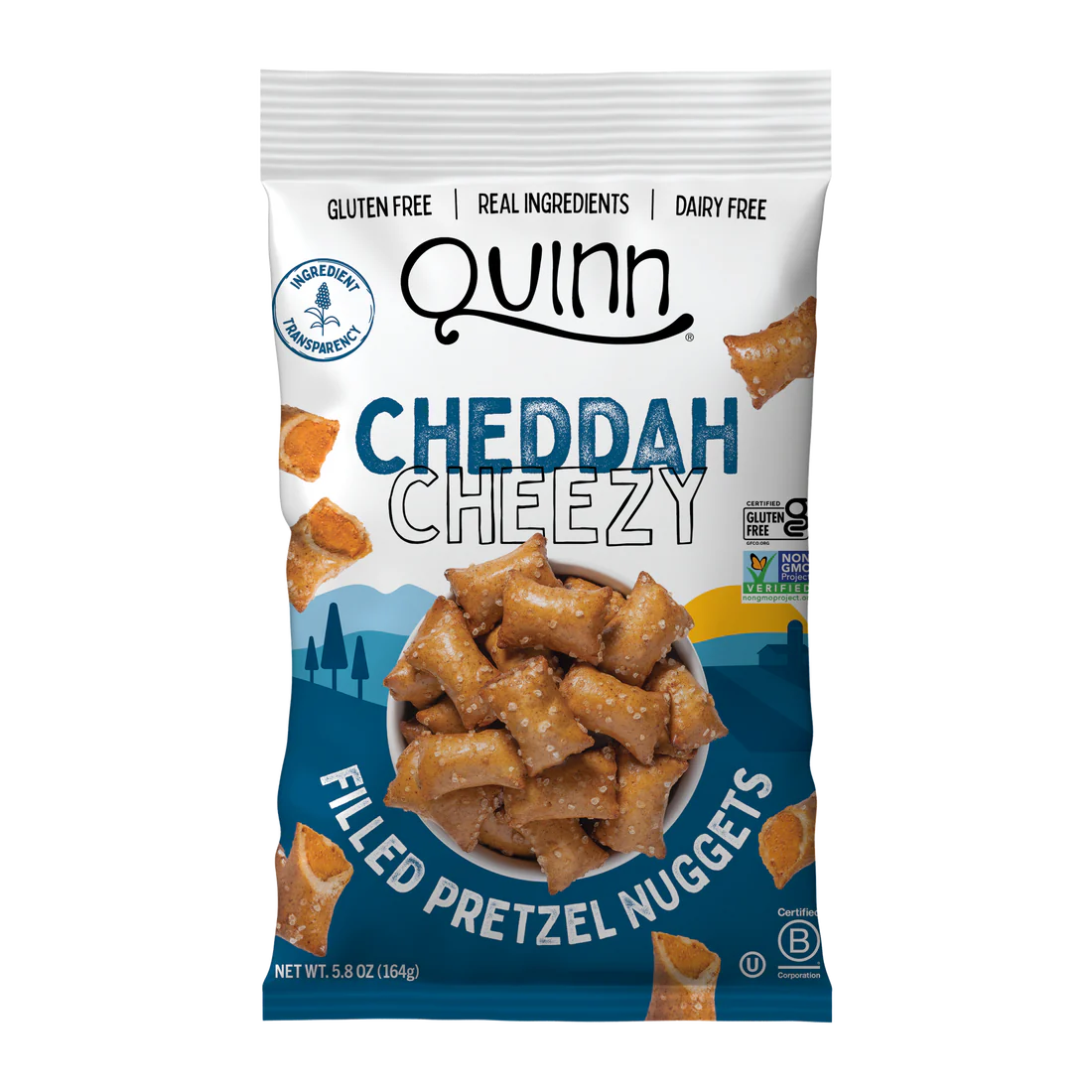 Quinn Cheedah Cheezy Pretzels