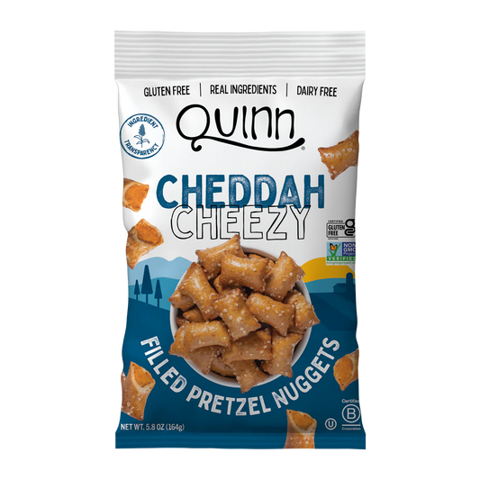 Quinn Cheedah Cheezy Pretzels