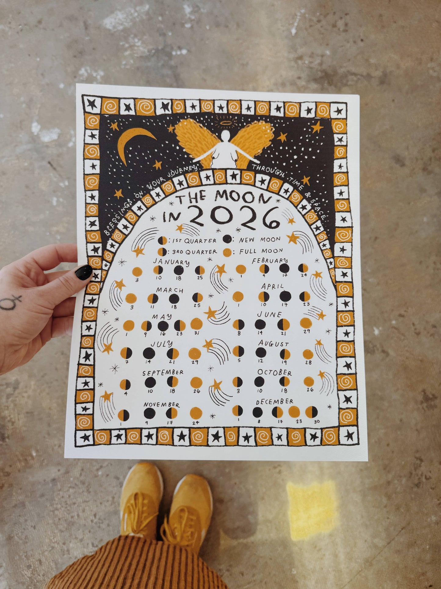 ♻️ 2026 MOON CALENDAR "BLESSINGS ON YOUR JOURNEY"