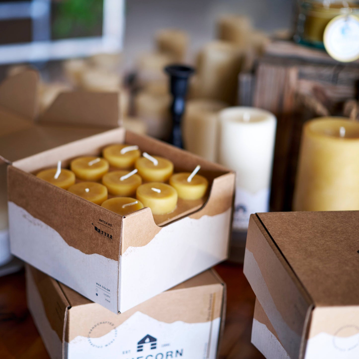 Pure Beeswax Votive Candles - Sustainable & Handcrafted