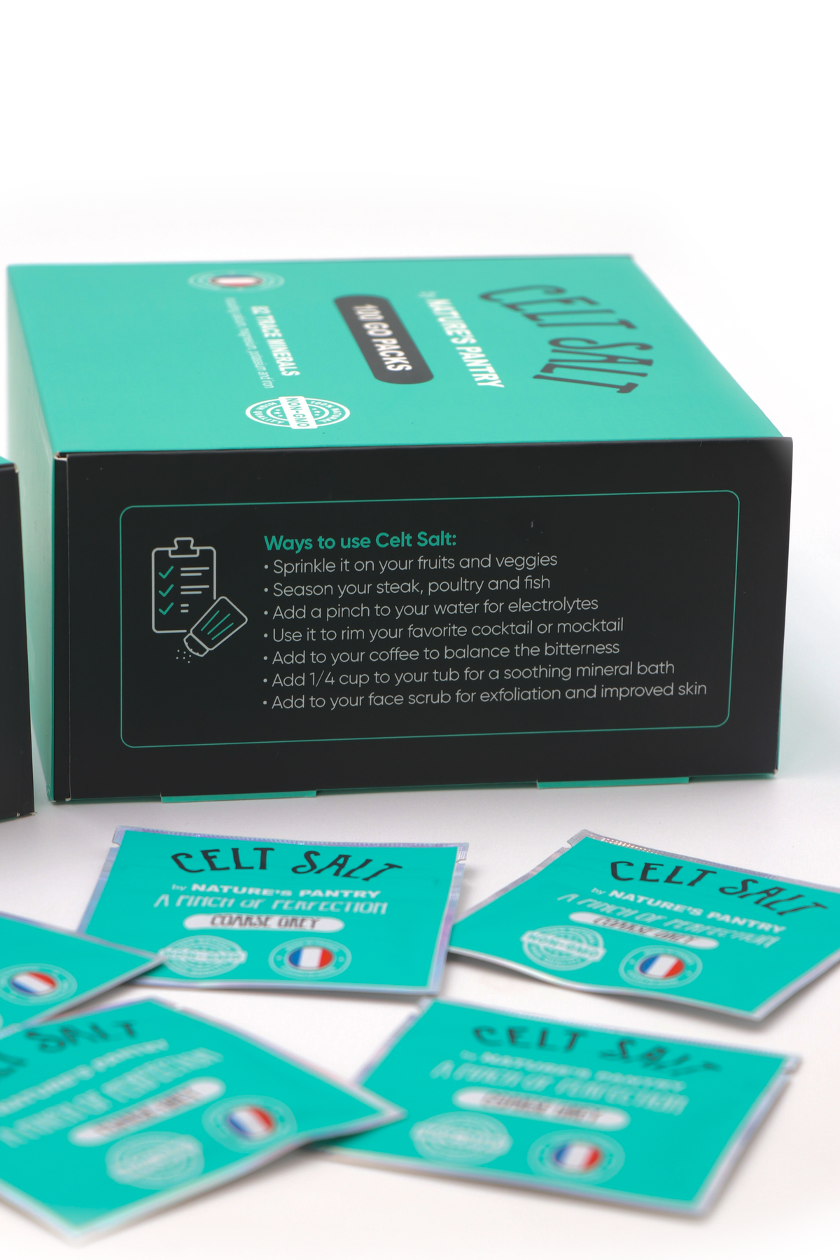 French Grey Sea Salt Go-Packs Box of 100