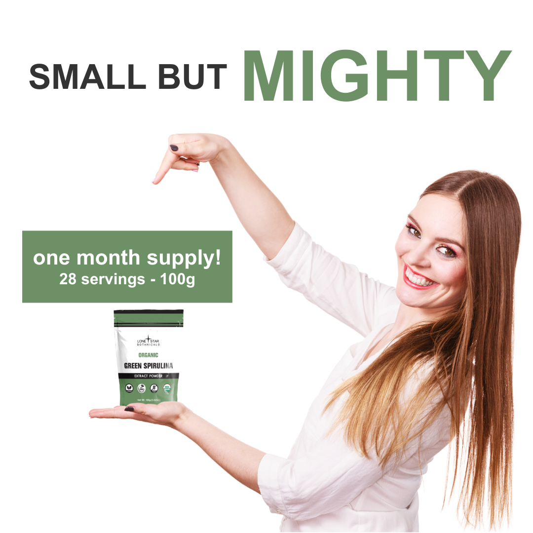 Organic Green Spirulina Extract Powder -- 3.52 oz