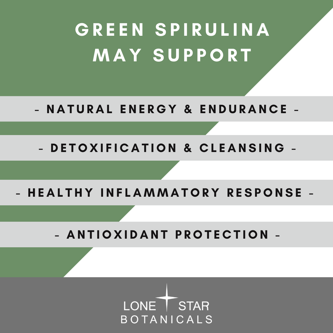 Organic Green Spirulina Extract Powder -- 3.52 oz
