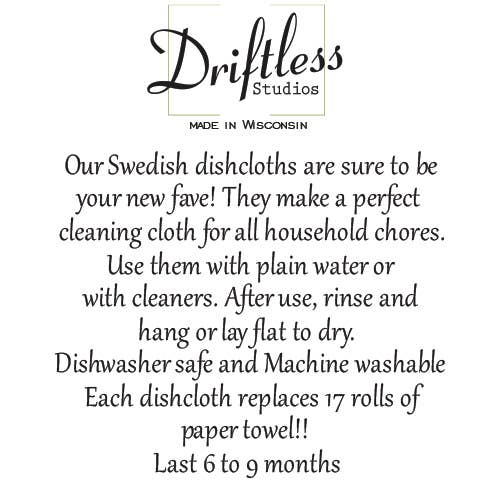 Adventure Awaits Swedish Dishcloth - Summer Dish Cloth