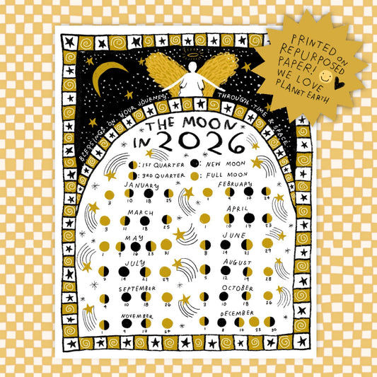 ♻️ 2026 MOON CALENDAR "BLESSINGS ON YOUR JOURNEY"