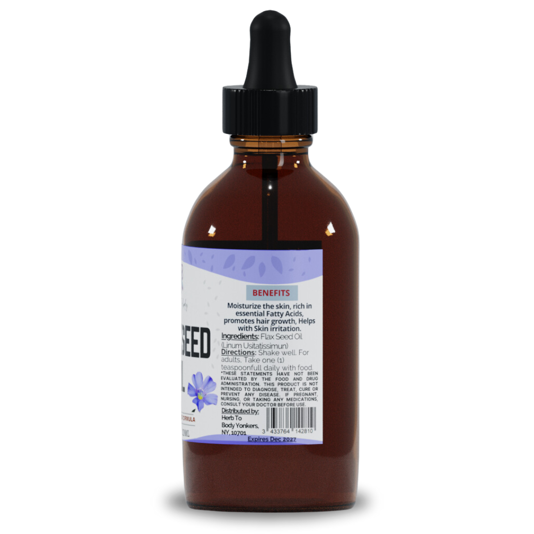 Flaxseed Oil - Cold Pressed Formula | 4fl oz