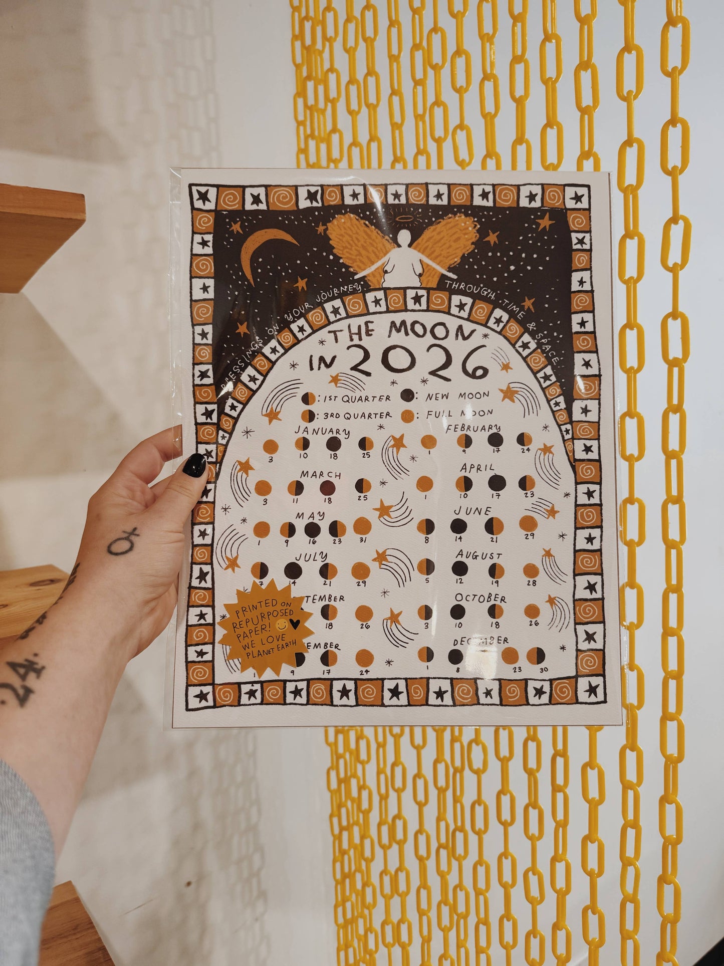 ♻️ 2026 MOON CALENDAR "BLESSINGS ON YOUR JOURNEY"