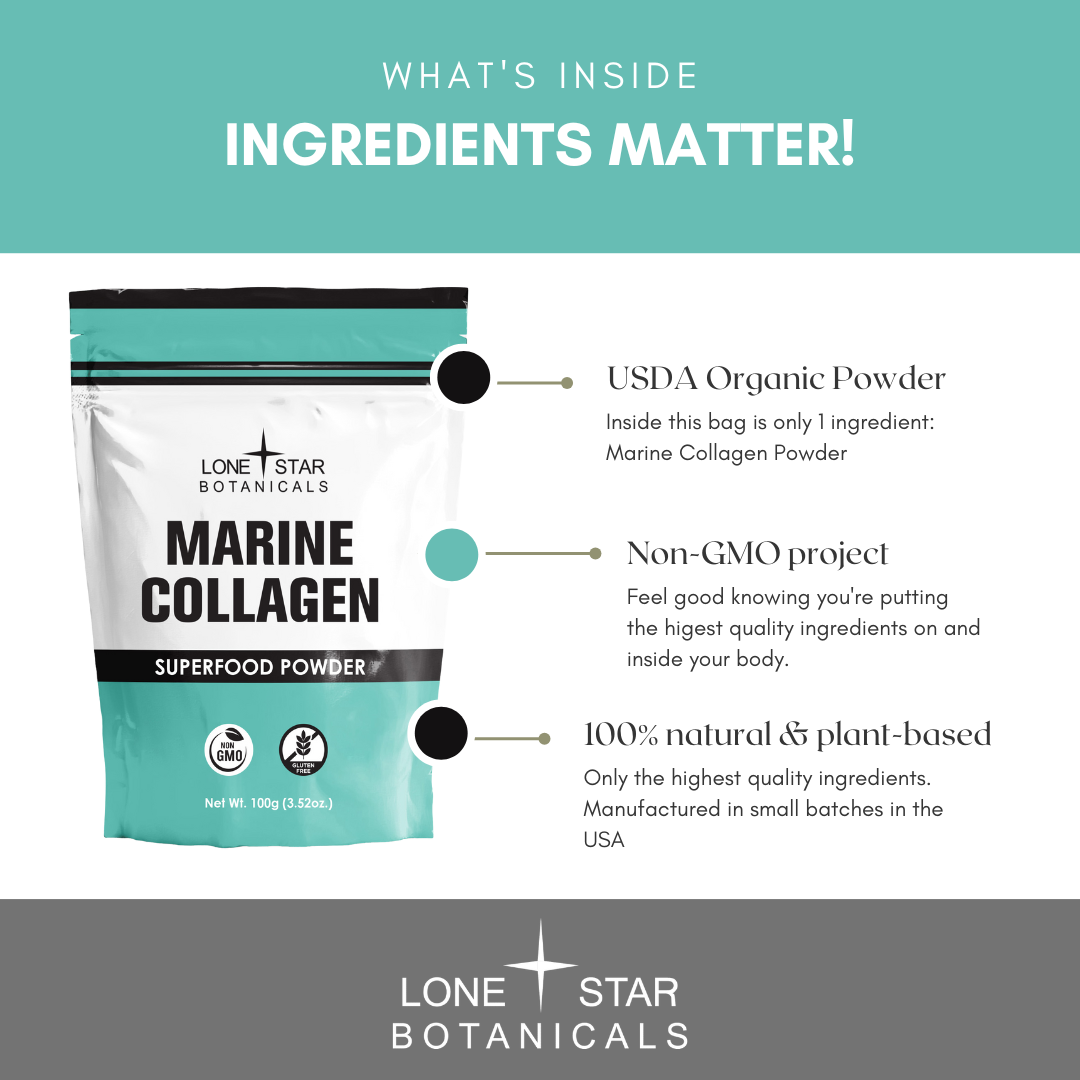 Marine Collagen Powder -- 3.52 oz