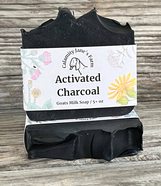 Activated Charcoal Goat Milk  + Tallow Soap