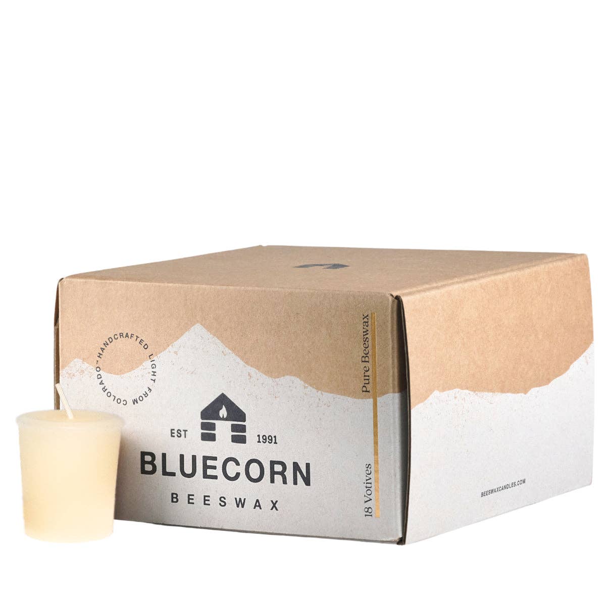 Pure Beeswax Votive Candles - Sustainable & Handcrafted