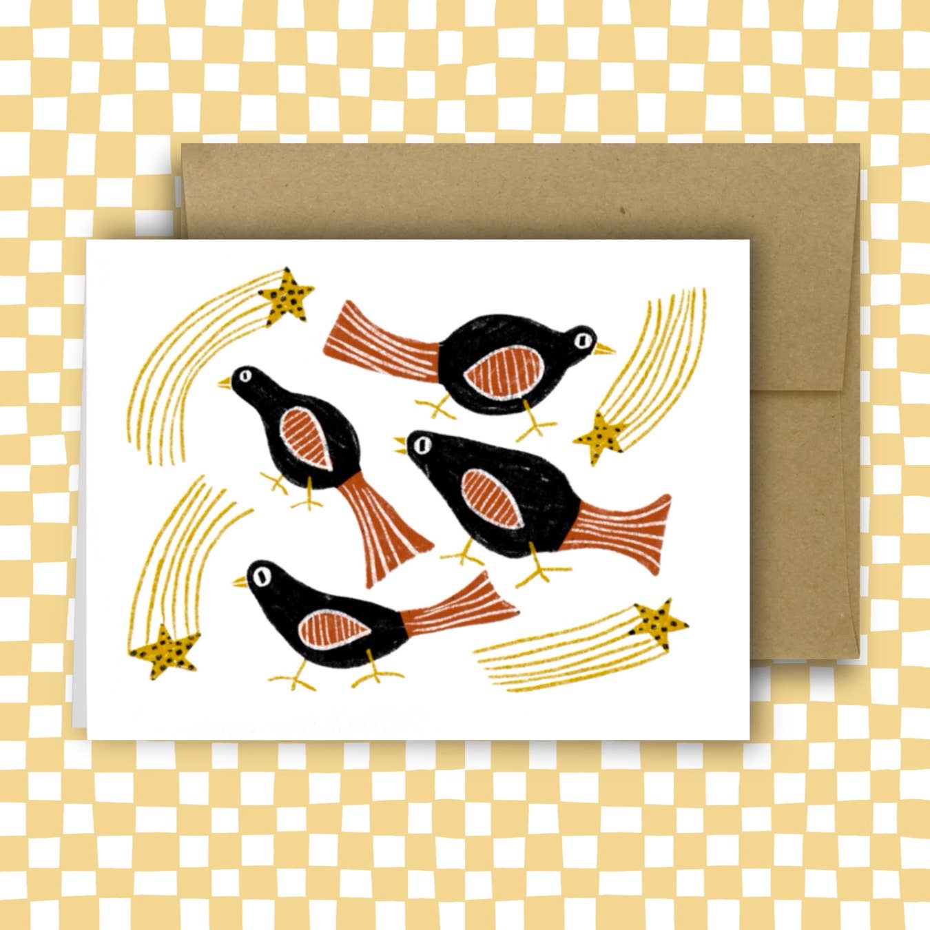 CALLING BIRDS Greeting Card