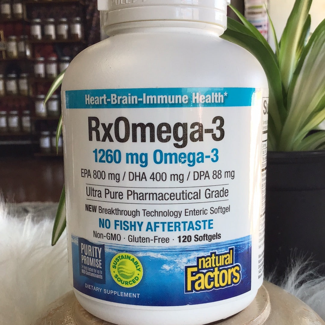 RxOmega-3 1,260mg EPA/DHA/DPA Enteripure (120)