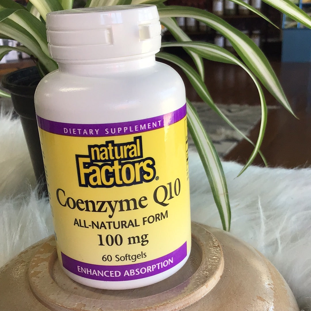 Coenzyme Q10 100 mg in a base of rice bran oil (60)
